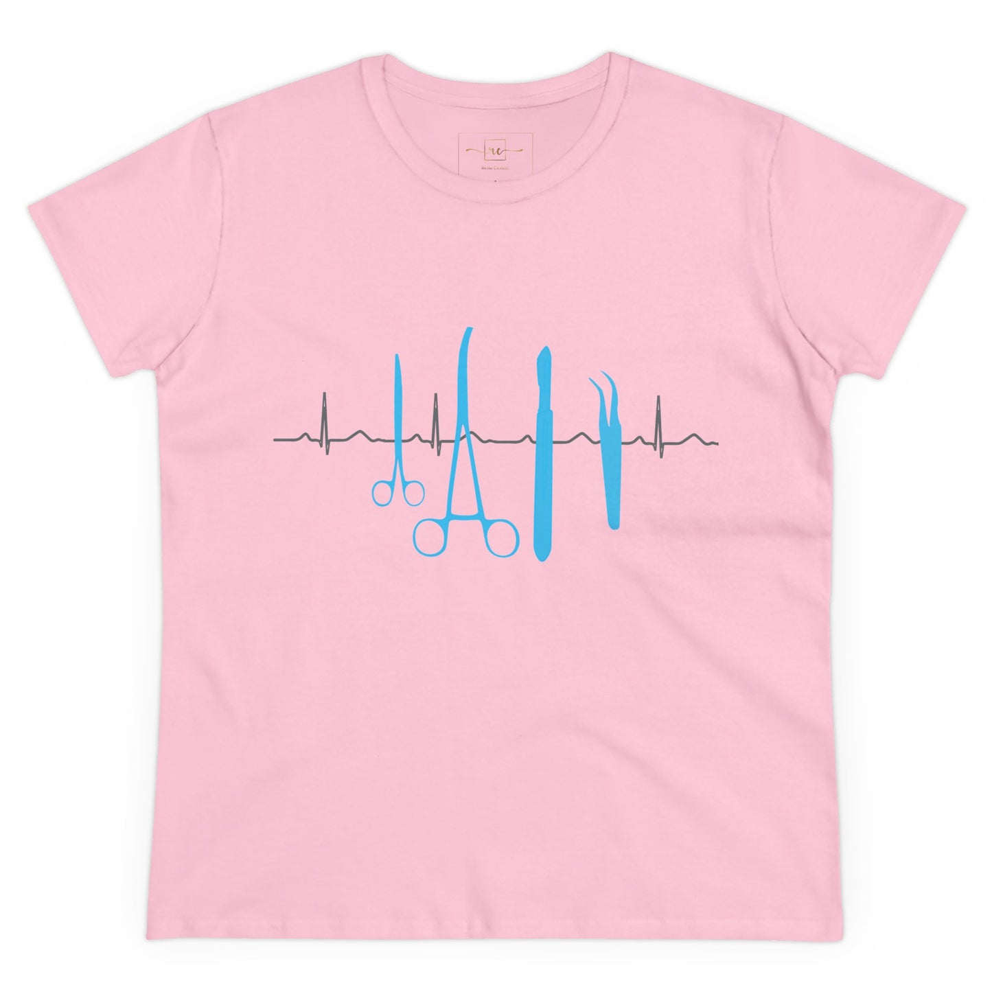 Surgical Tools Women's Mid-weight Cotton Tee - Medical Graphic