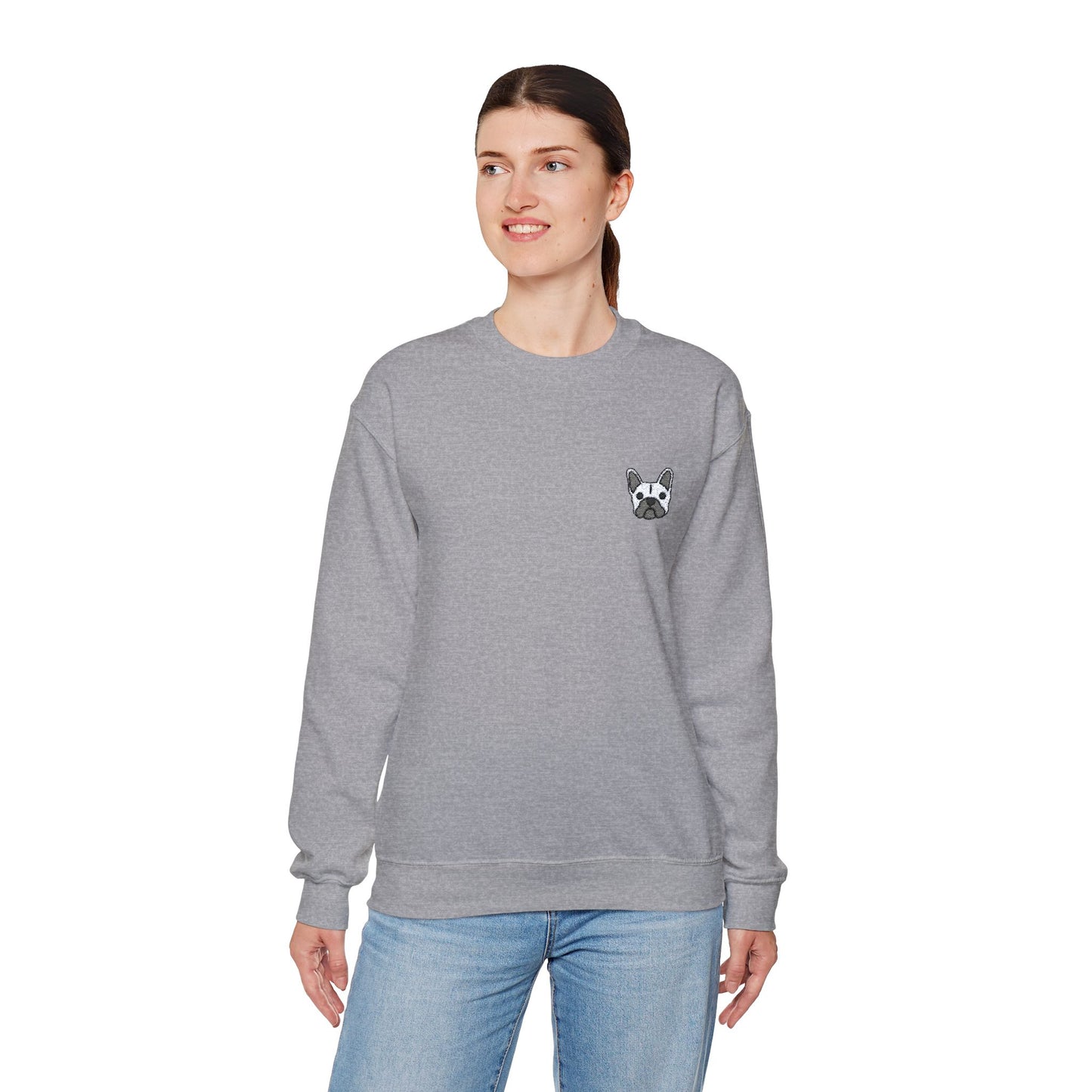 French Bulldog Embroidered Sweatshirt For Dog Lovers