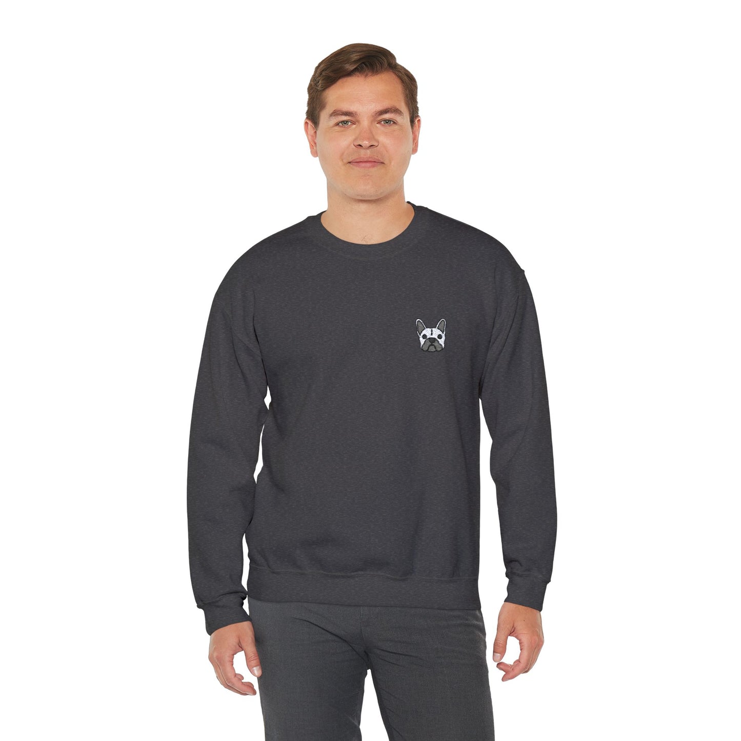 French Bulldog Embroidered Sweatshirt For Dog Lovers