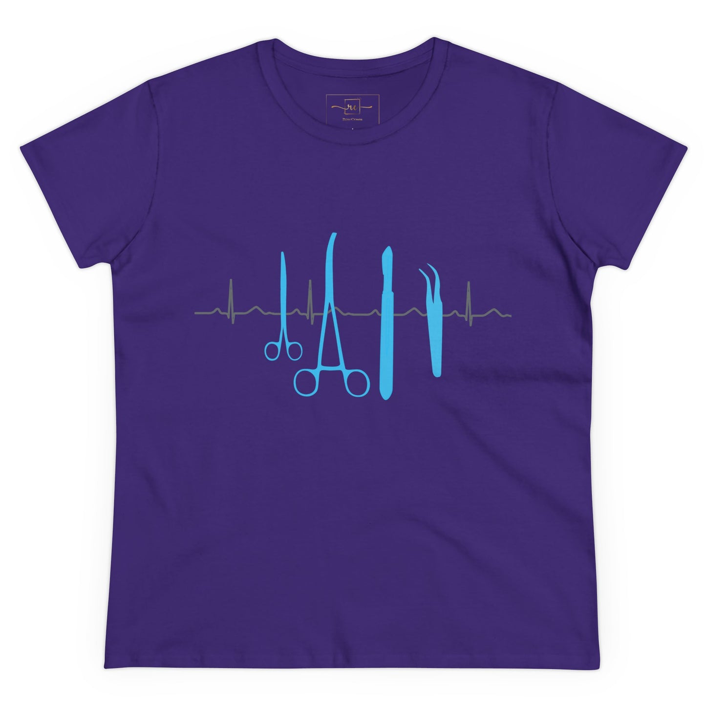 Surgical Tools Women's Mid-weight Cotton Tee - Medical Graphic