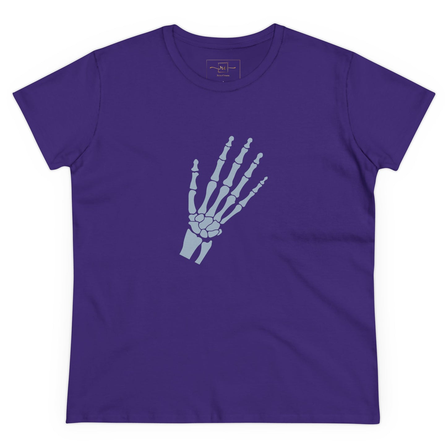 Human Hand Bones Women's Mid-weight Cotton Tee - Medical