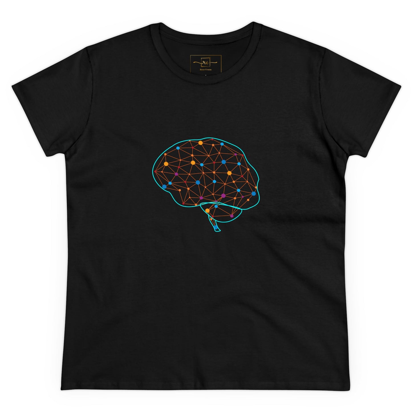 Colorful Brain Women's Mid-weight Cotton Tee - Medical