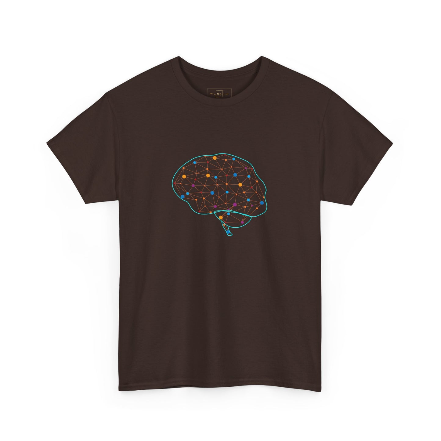 Colorful Brain Heavy Cotton T-Shirt - Medical Art