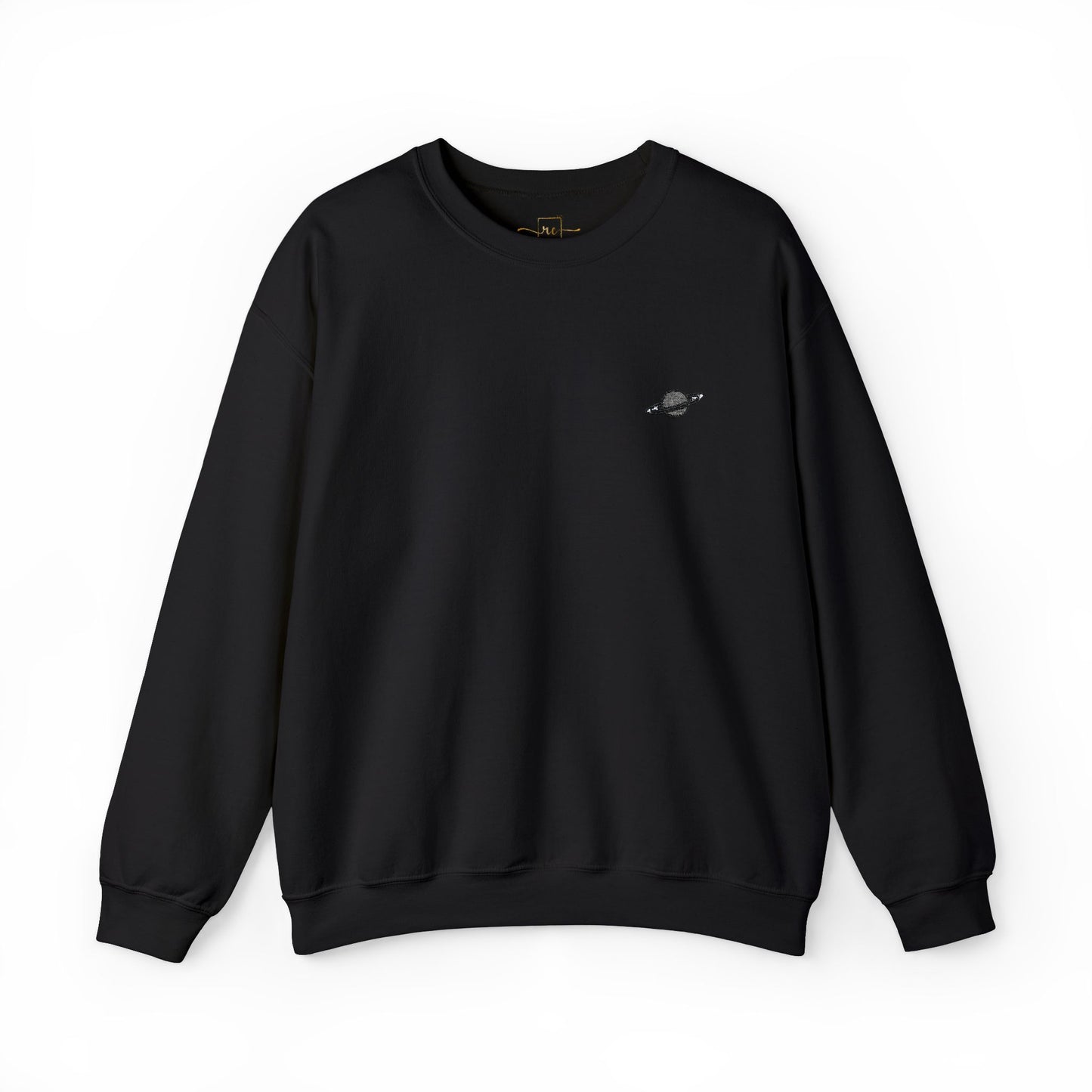 Saturn Planet Embroidered Sweatshirt - Astronomy, Science, Astrology Gift