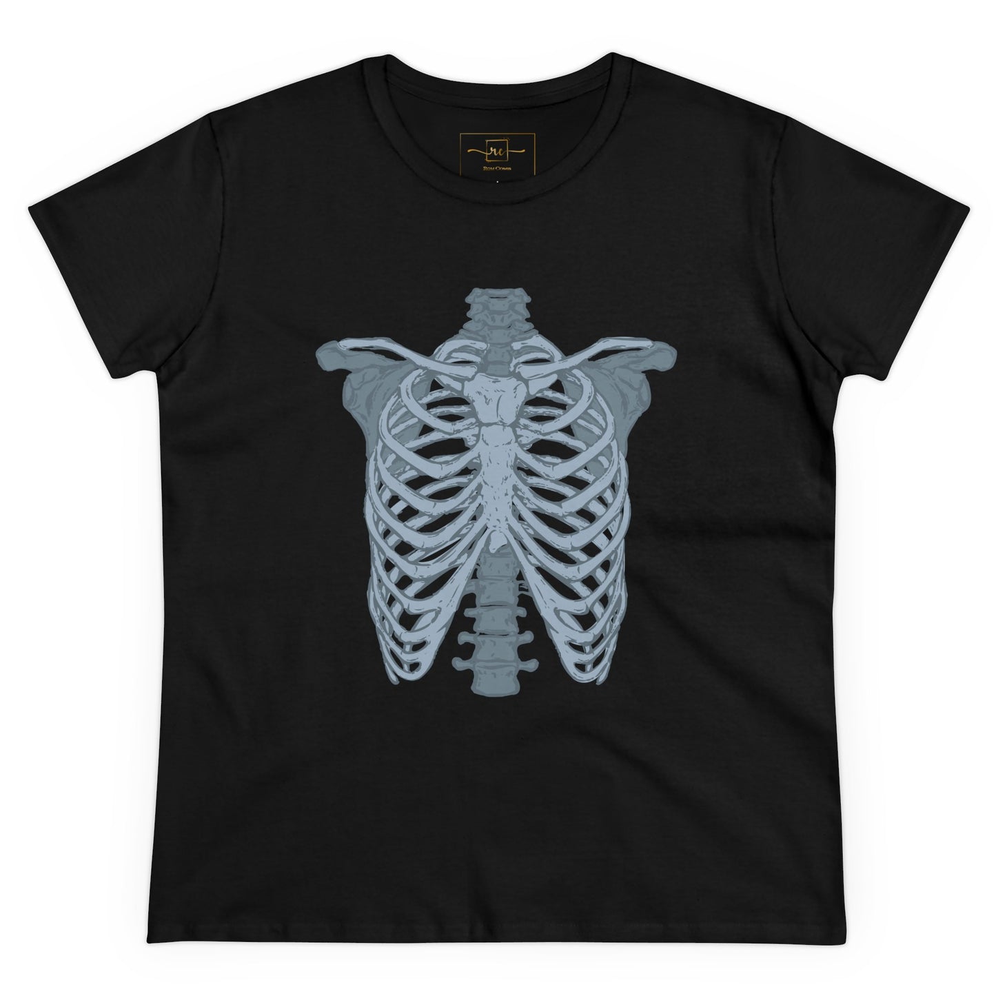 Anatomical Radiology Chest Women's Mid-weight Cotton Tee - Medical
