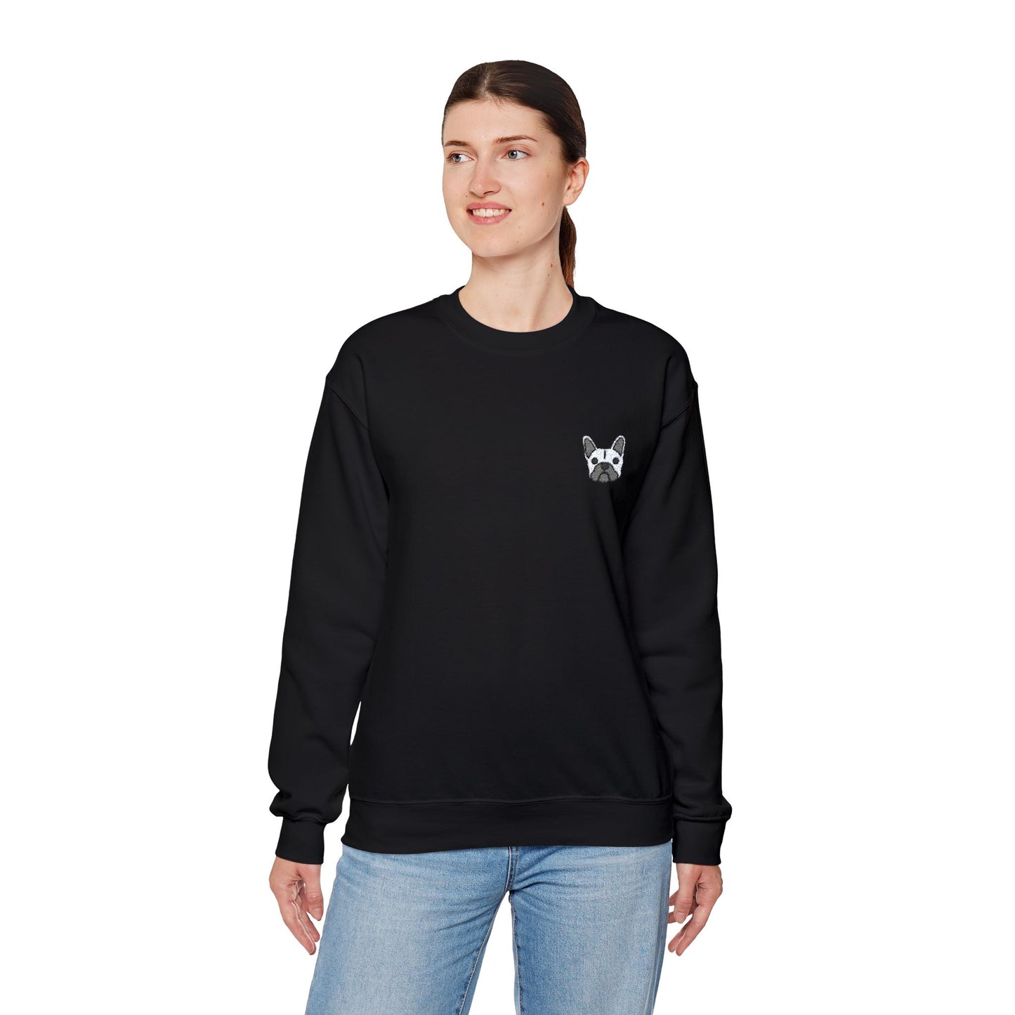 French Bulldog Embroidered Sweatshirt For Dog Lovers