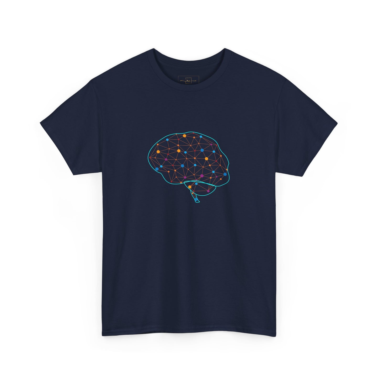 Colorful Brain Heavy Cotton T-Shirt - Medical Art