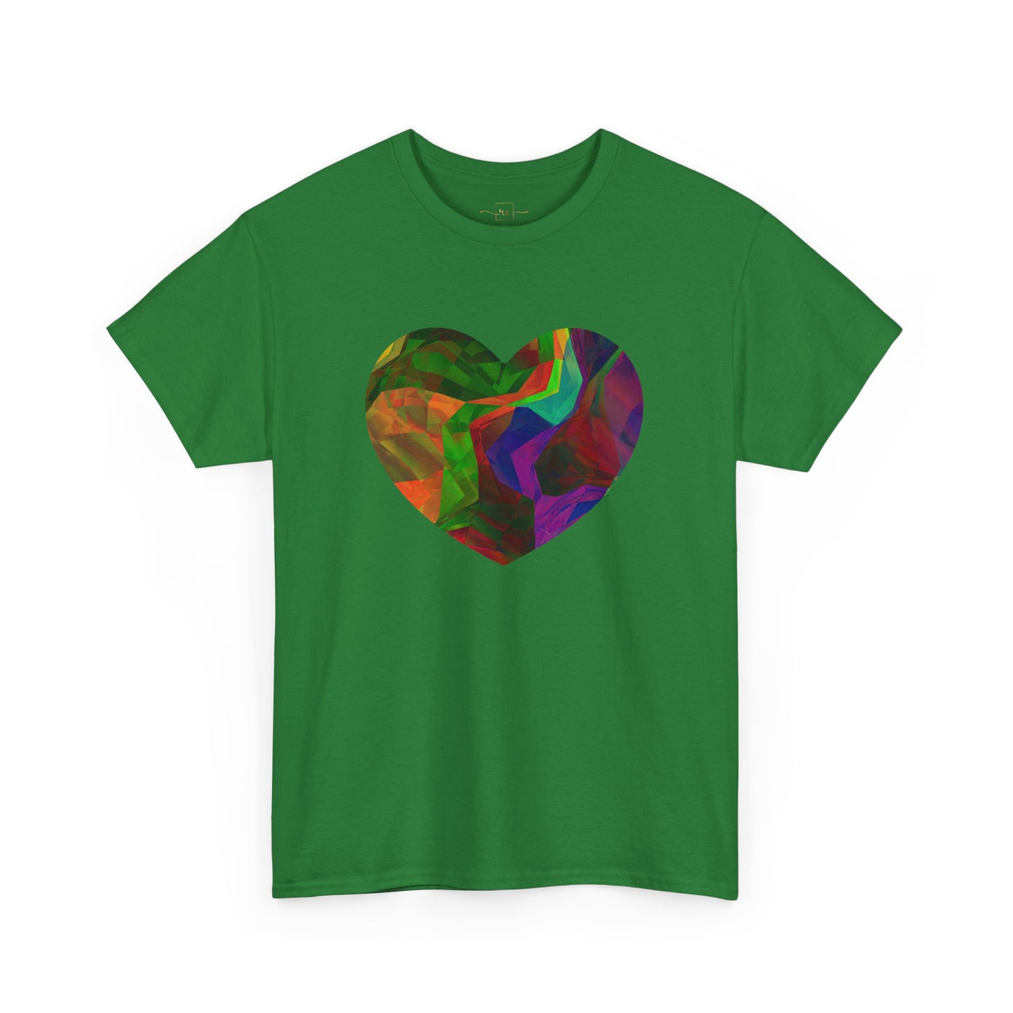 Colorful Heart Abstract Heavy Cotton T-Shirt