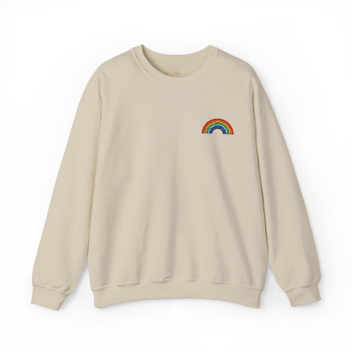 Rainbow Embroidered Sweatshirt