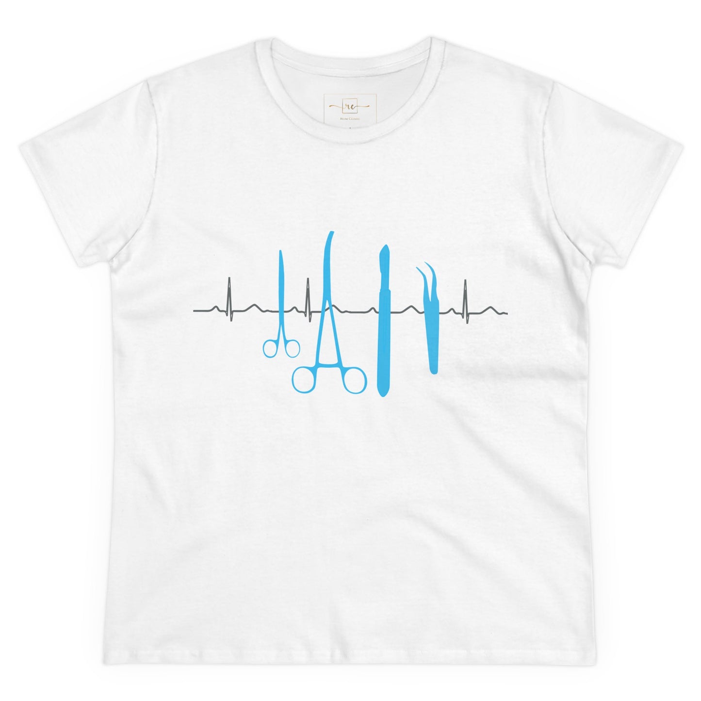 Surgical Tools Women's Mid-weight Cotton Tee - Medical Graphic