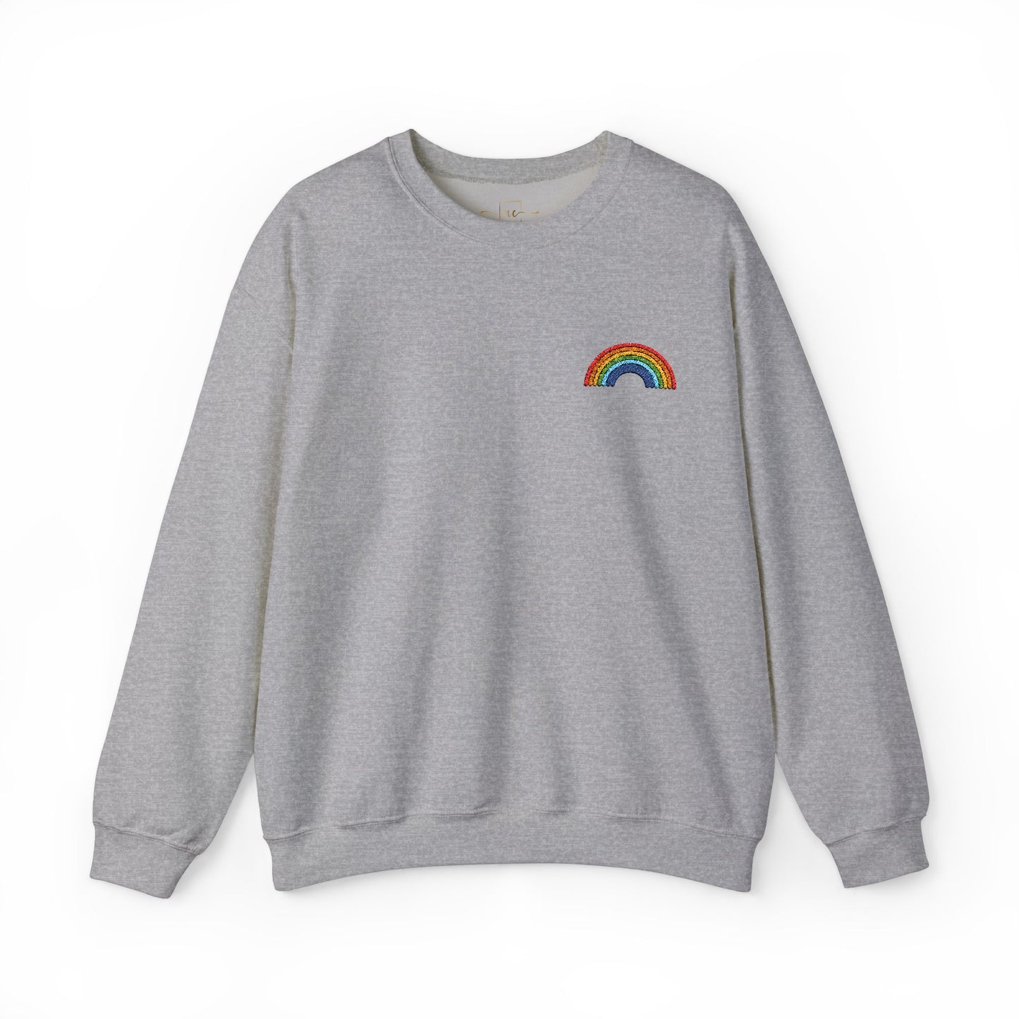 Rainbow Embroidered Sweatshirt