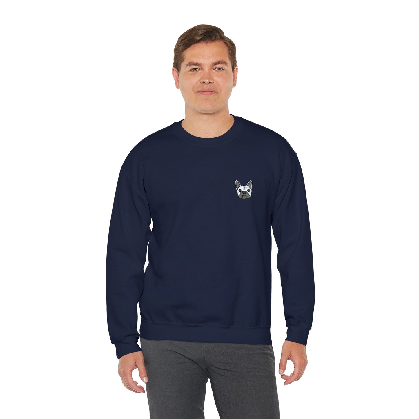 French Bulldog Embroidered Sweatshirt For Dog Lovers