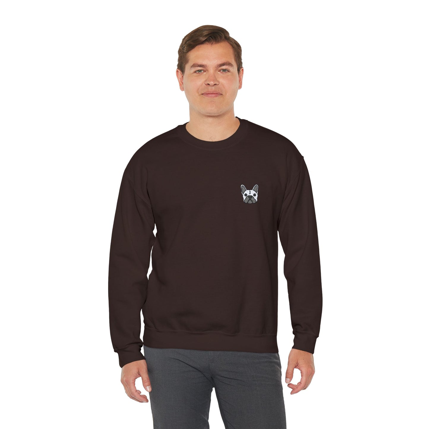 French Bulldog Embroidered Sweatshirt For Dog Lovers