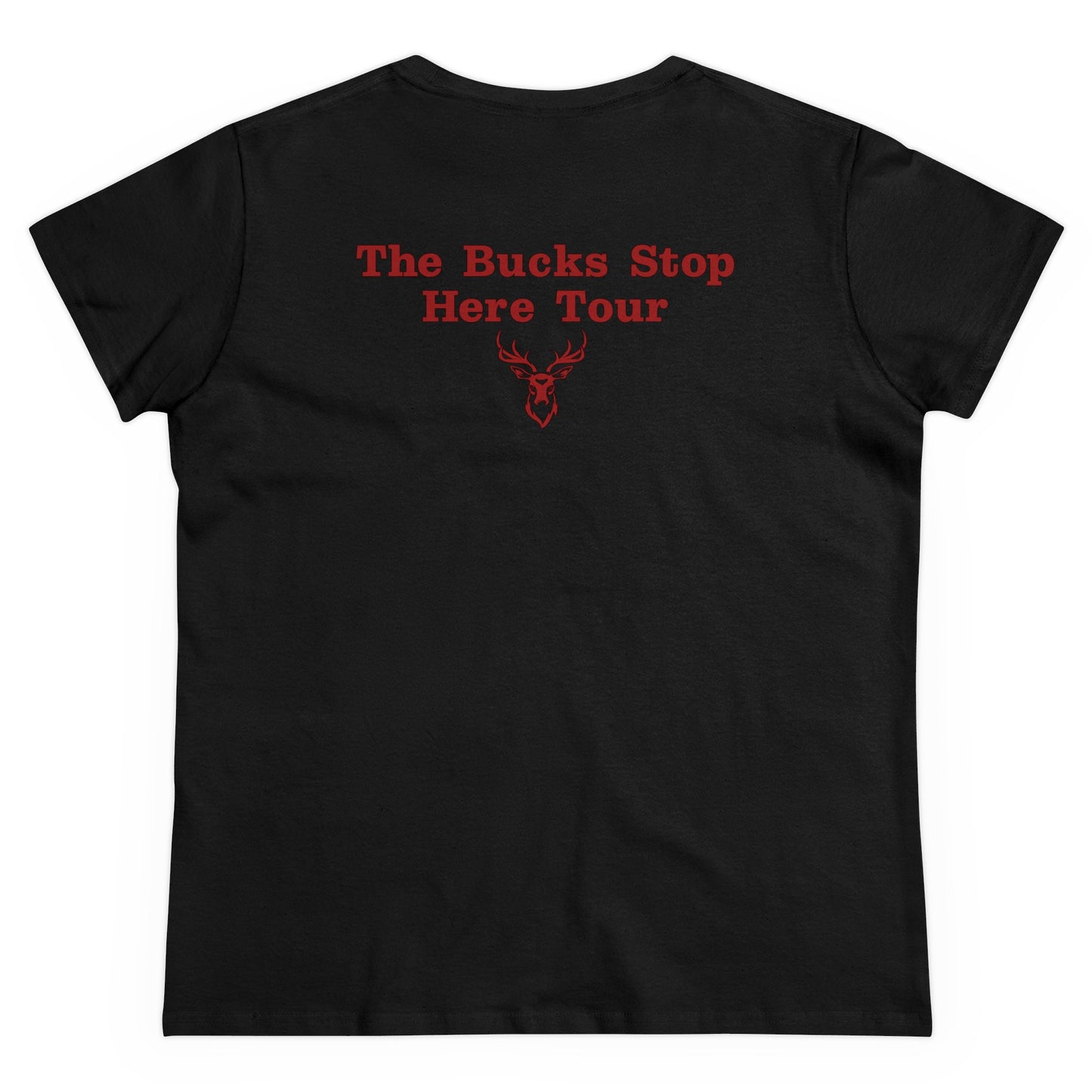 War Bucks Band Women's Mid-weight Cotton Tee - Rock Music Graphic
