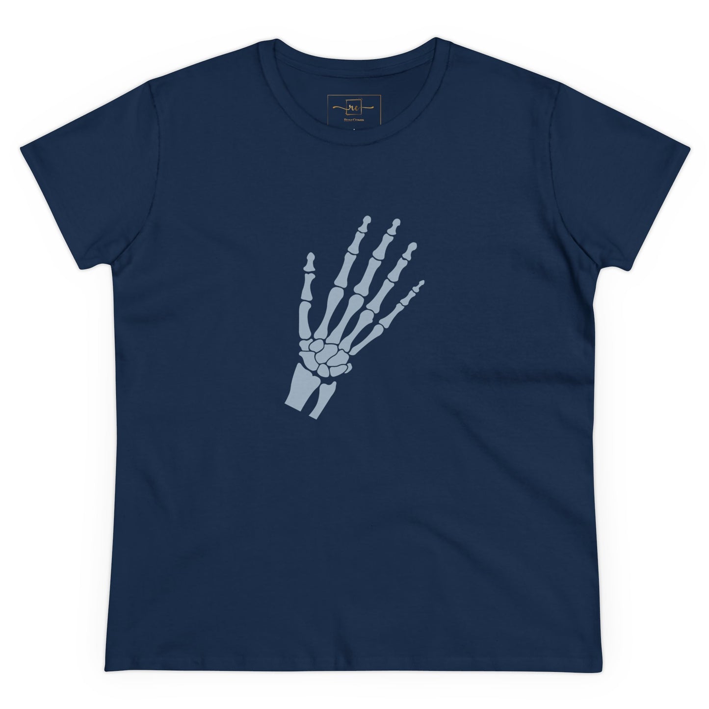 Human Hand Bones Women's Mid-weight Cotton Tee - Medical