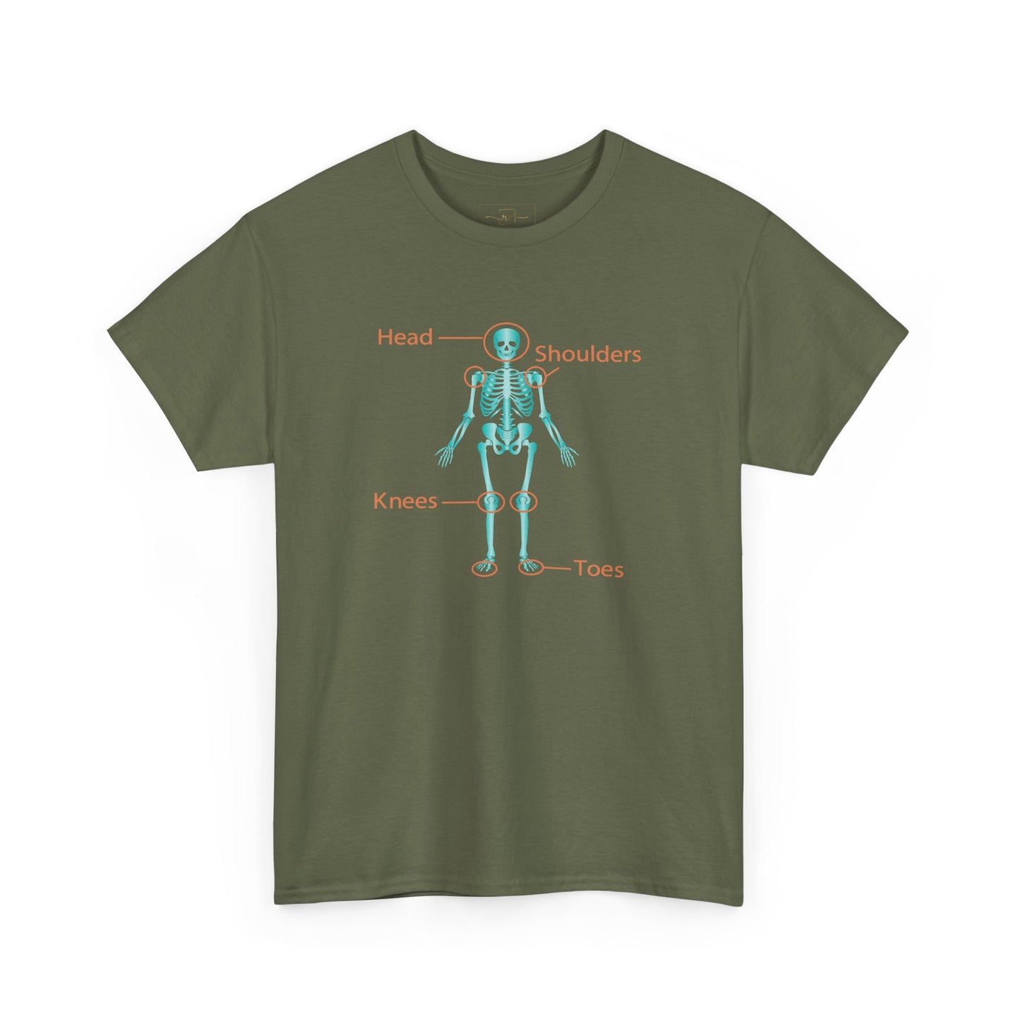 Ortho Skeleton Heavy Cotton T-Shirt - Medical Humor