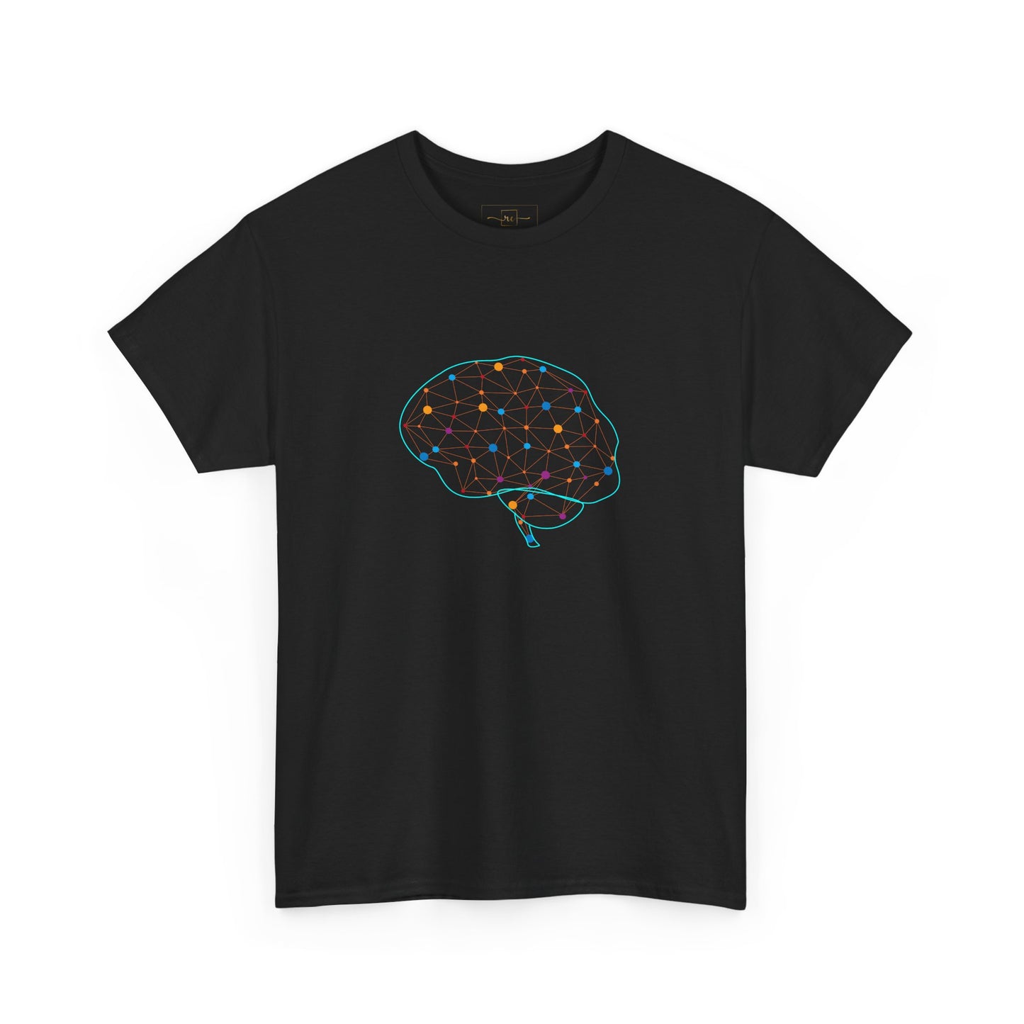 Colorful Brain Heavy Cotton T-Shirt - Medical Art