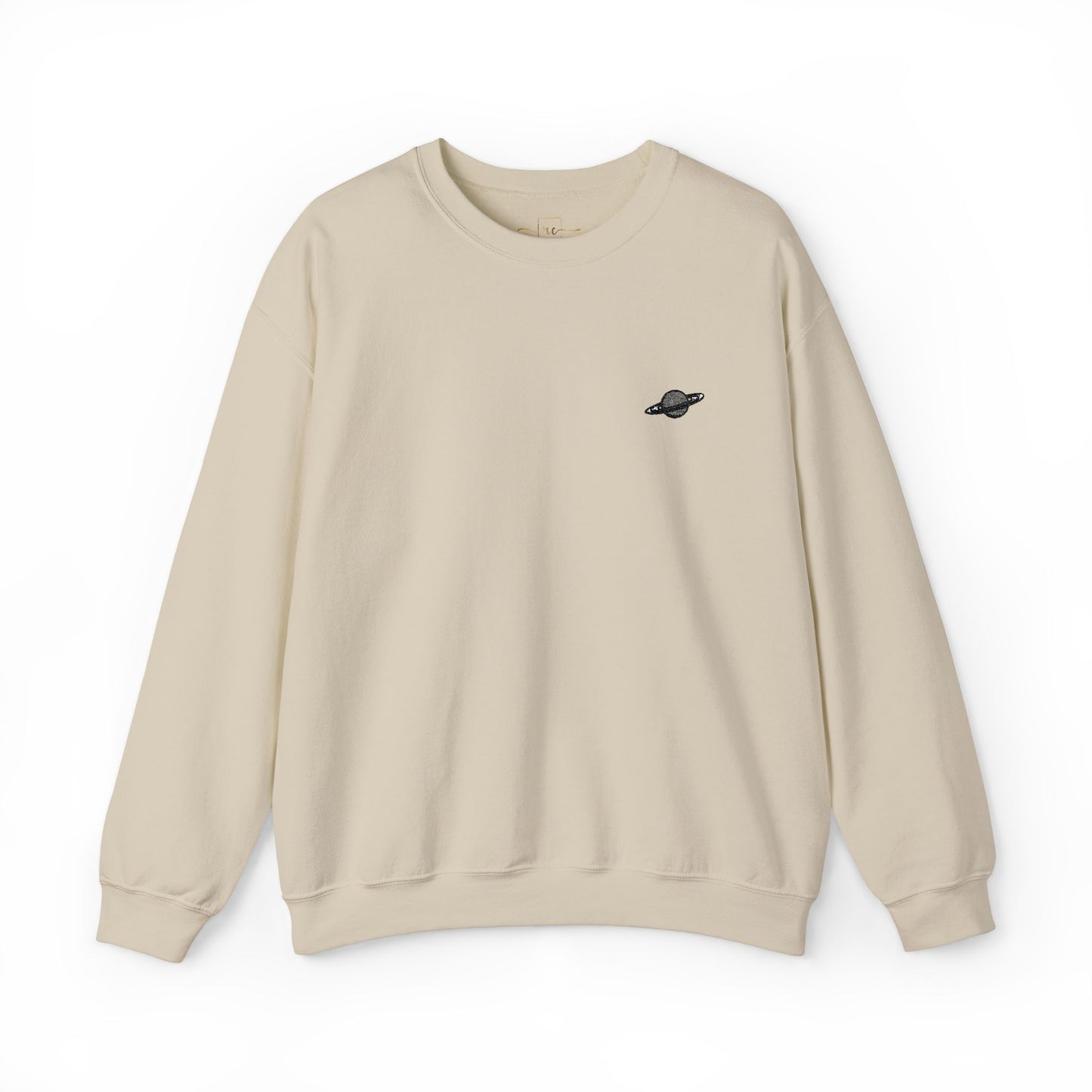 Saturn Planet Embroidered Sweatshirt - Astronomy, Science, Astrology Gift