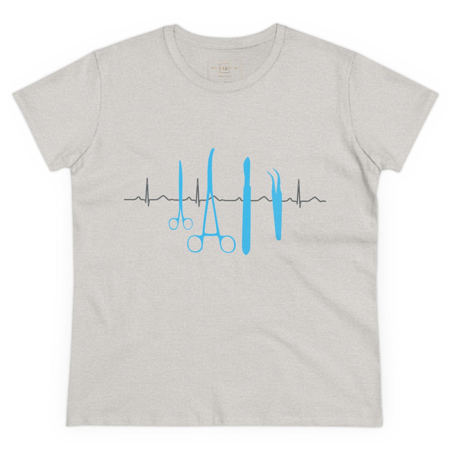 Surgical Tools Women's Mid-weight Cotton Tee - Medical Graphic