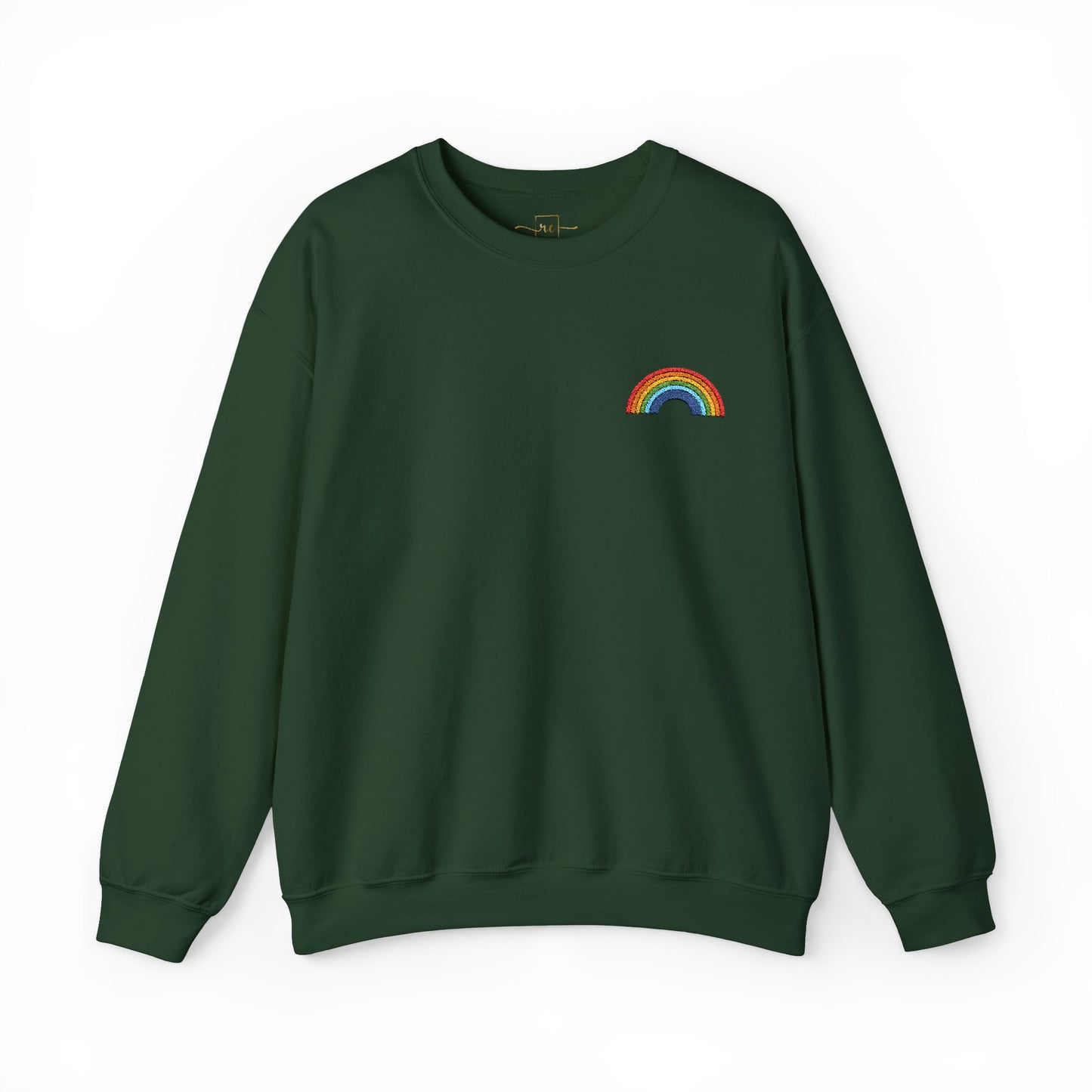 Rainbow Embroidered Sweatshirt