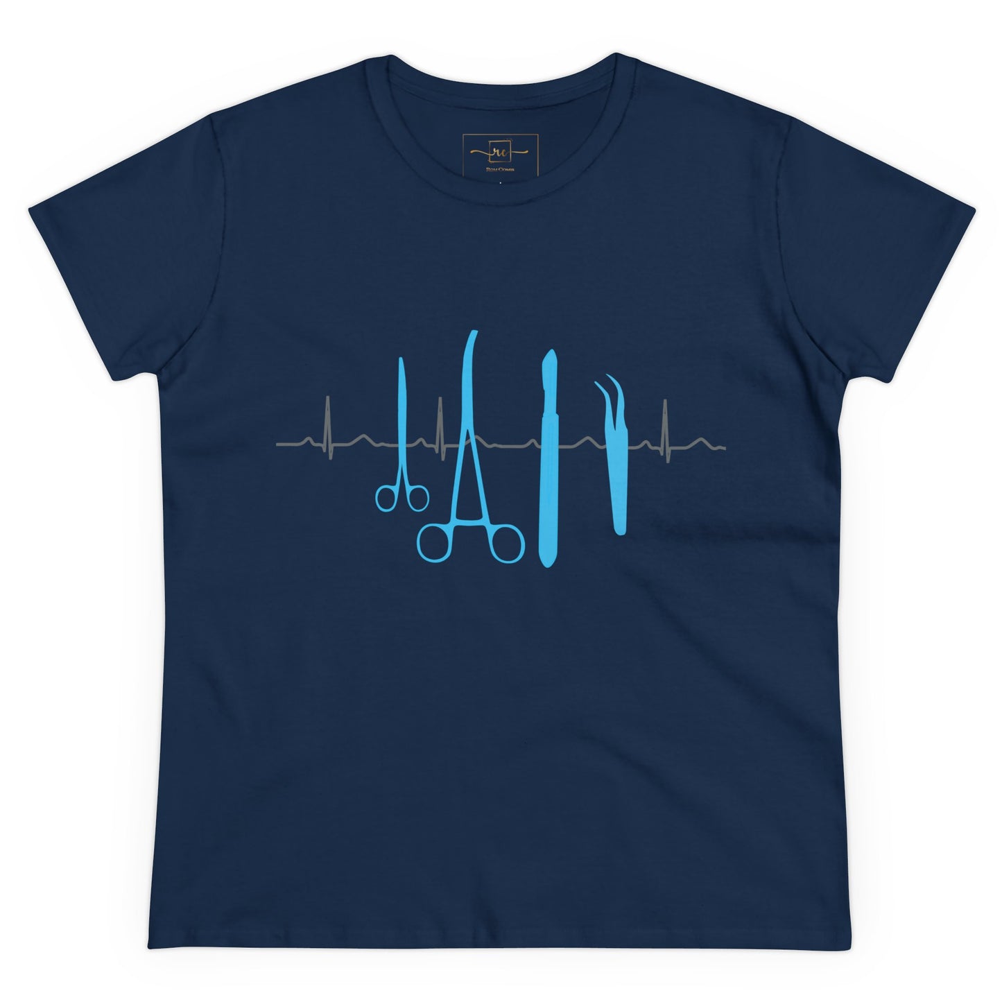 Surgical Tools Women's Mid-weight Cotton Tee - Medical Graphic
