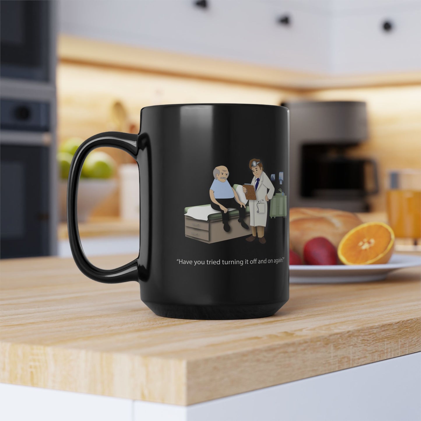 On and Off Again Black Mug (11oz, 15oz) - Medical Humor