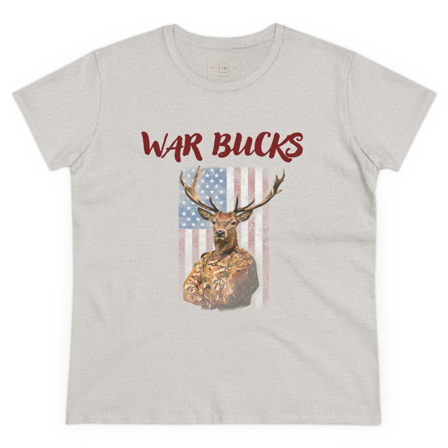 War Bucks Band Women's Mid-weight Cotton Tee - Rock Music Graphic