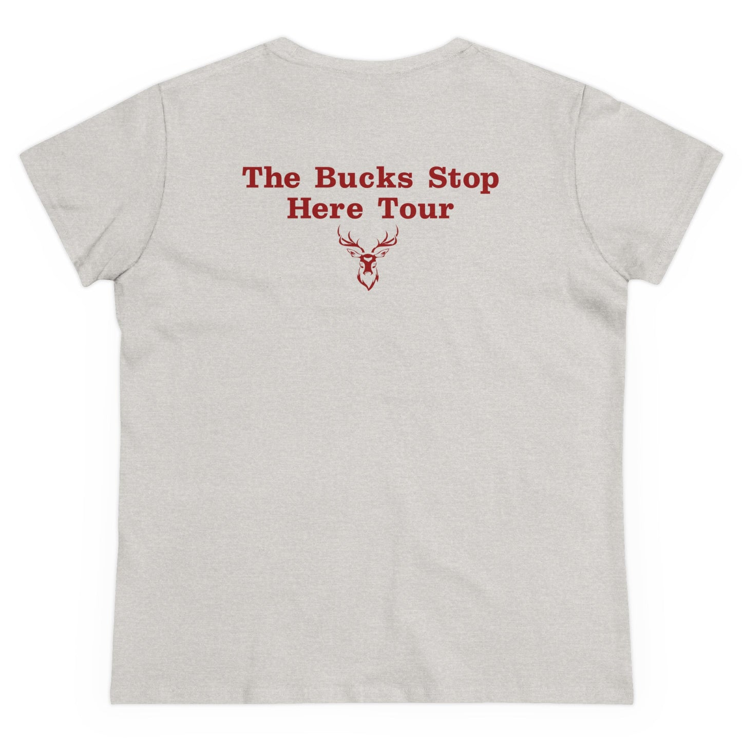 War Bucks Band Women's Mid-weight Cotton Tee - Rock Music Graphic