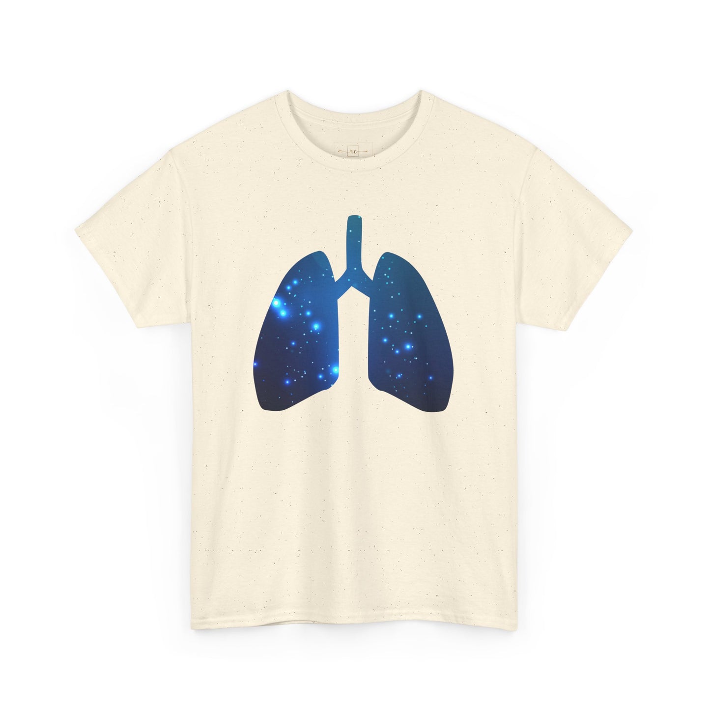 Spacey Lung Heavy Cotton T-Shirt - Medical Abstract Art