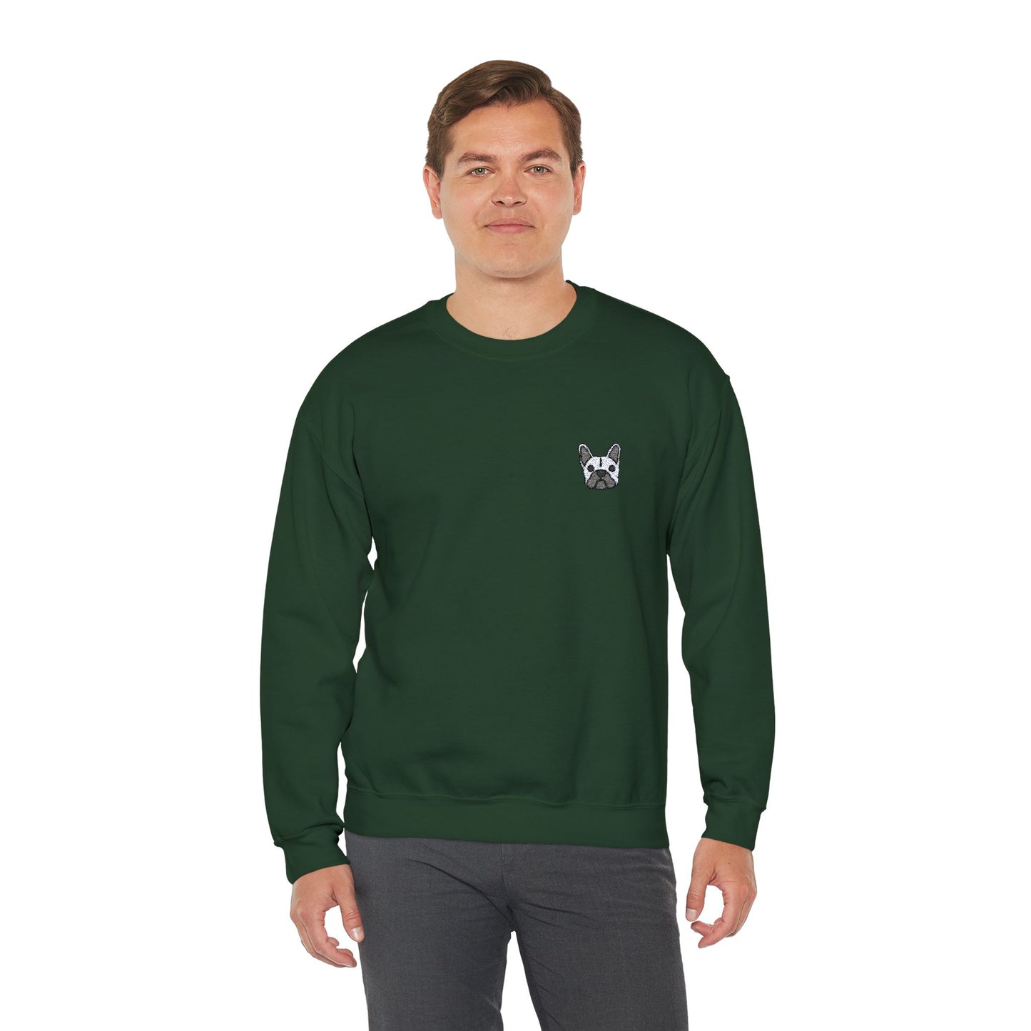 French Bulldog Embroidered Sweatshirt For Dog Lovers