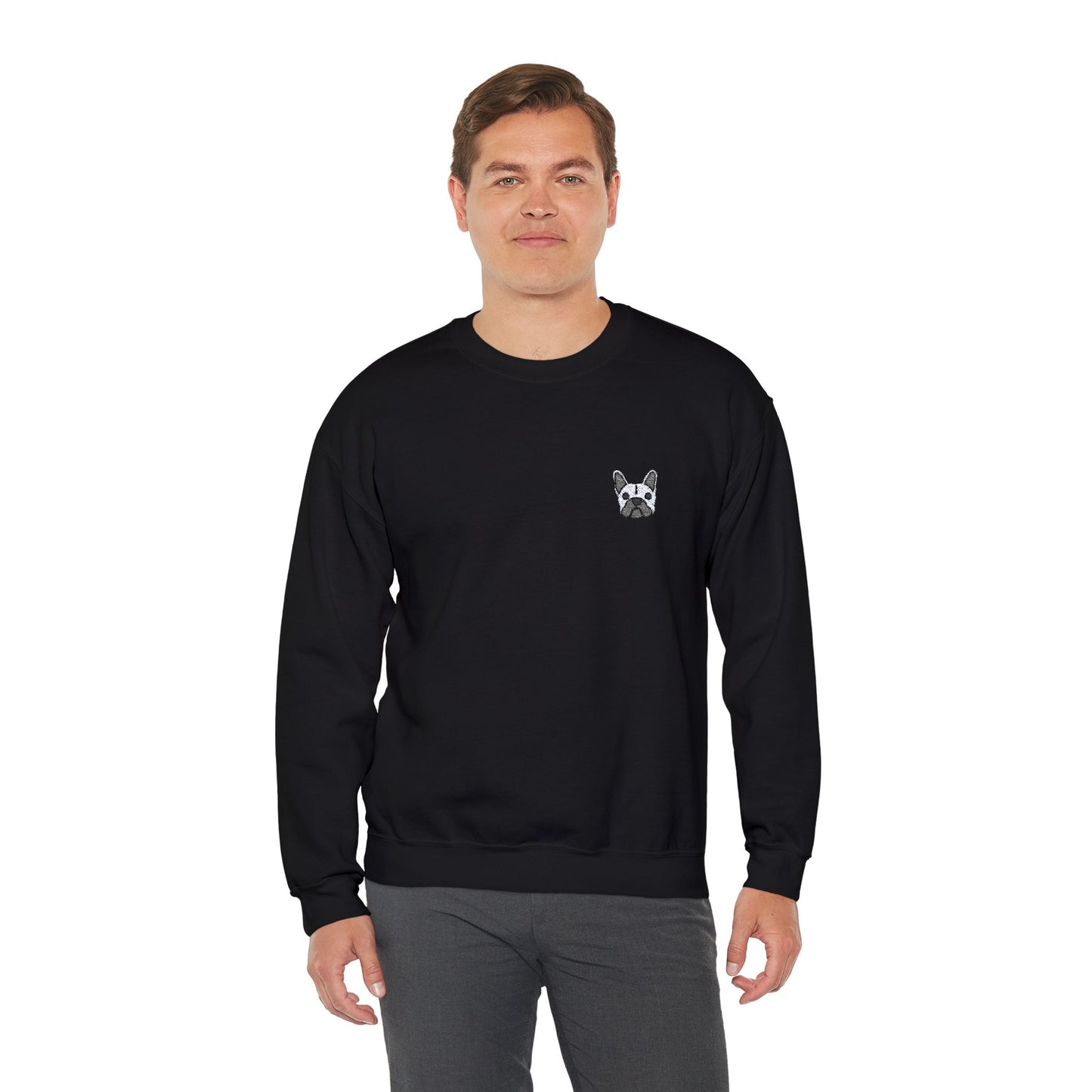 French Bulldog Embroidered Sweatshirt For Dog Lovers