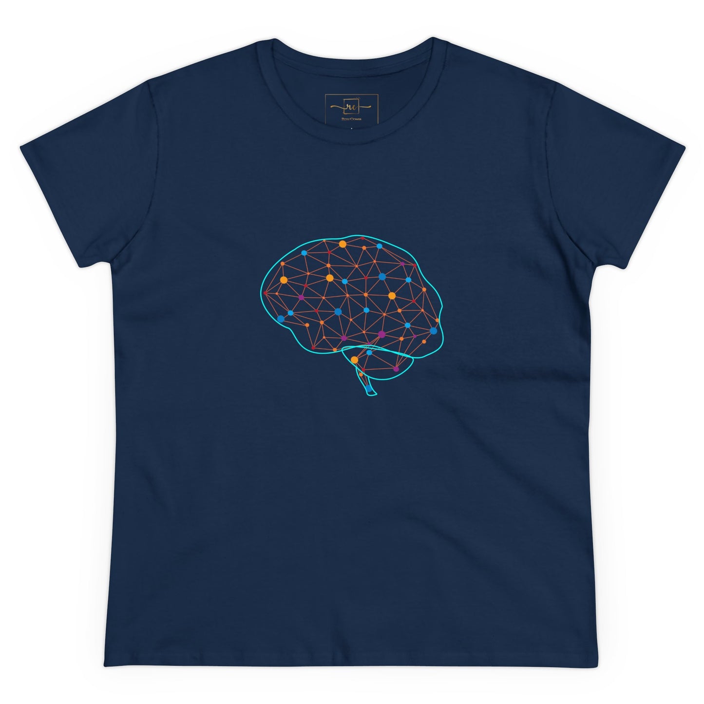 Colorful Brain Women's Mid-weight Cotton Tee - Medical
