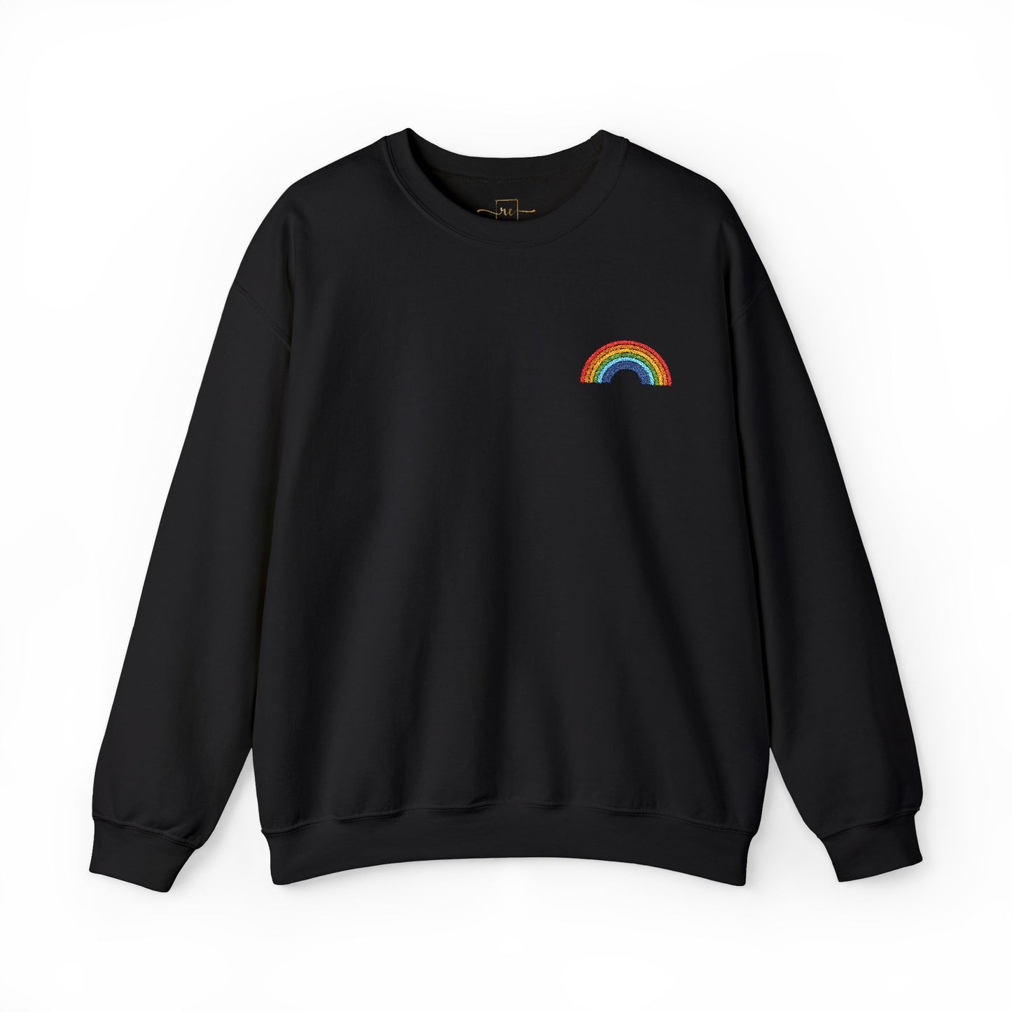 Rainbow Embroidered Sweatshirt
