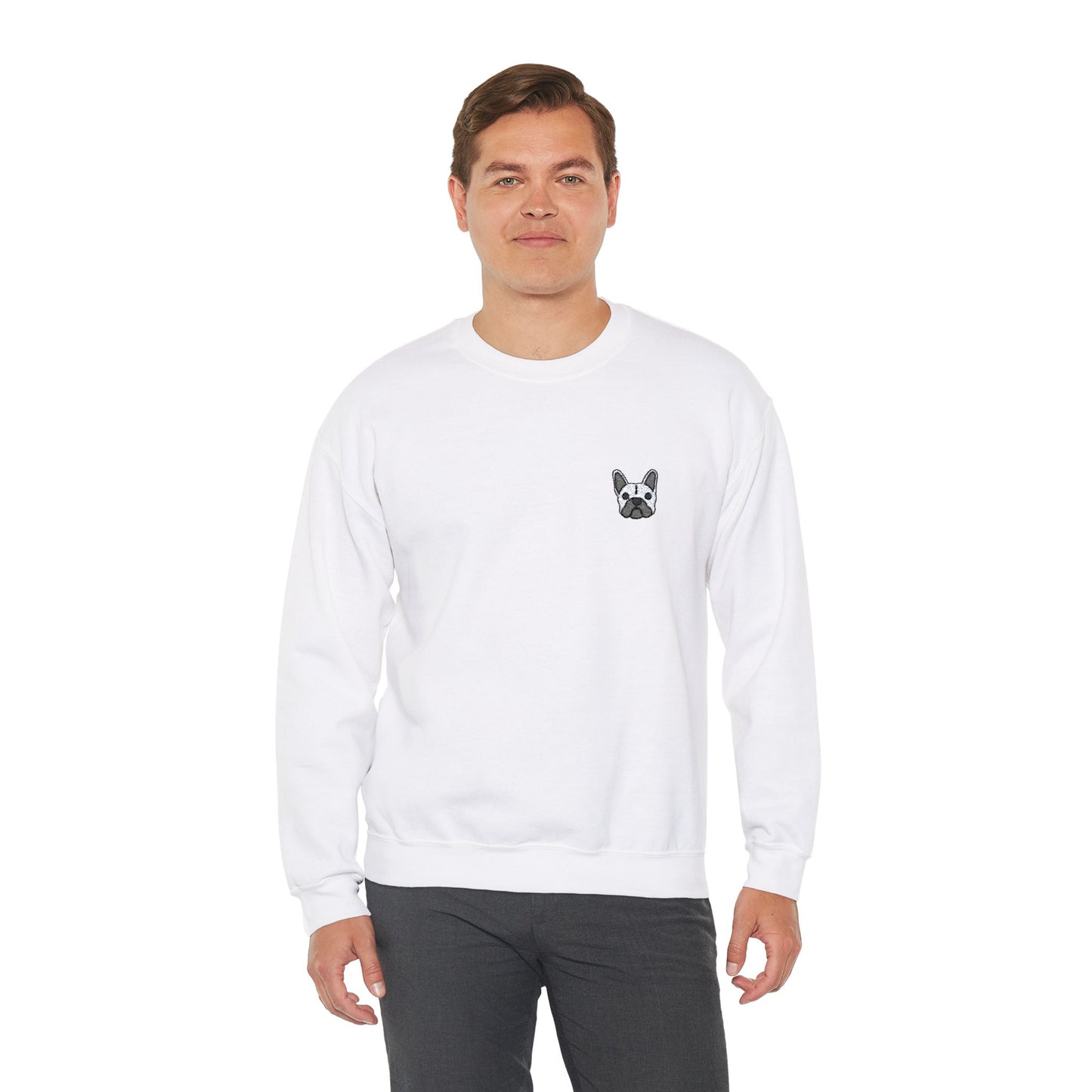 French Bulldog Embroidered Sweatshirt For Dog Lovers