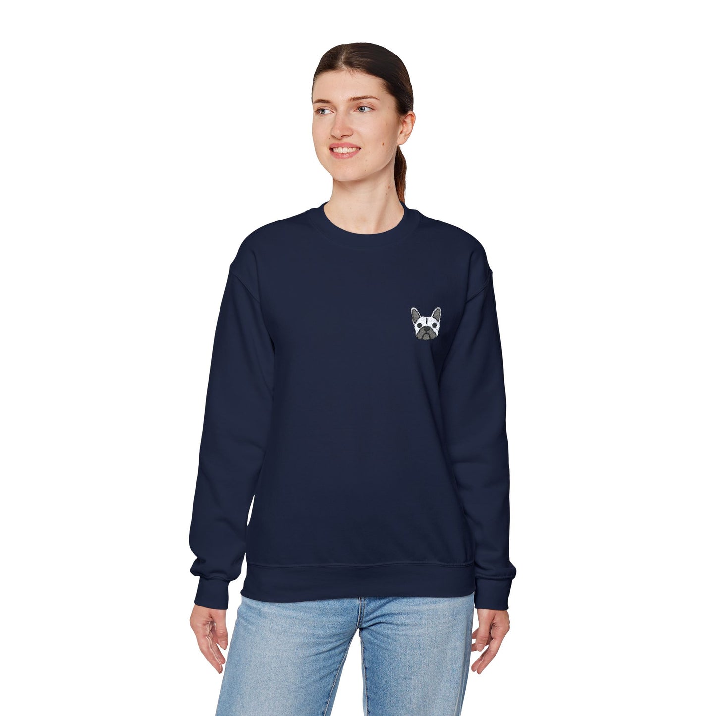 French Bulldog Embroidered Sweatshirt For Dog Lovers