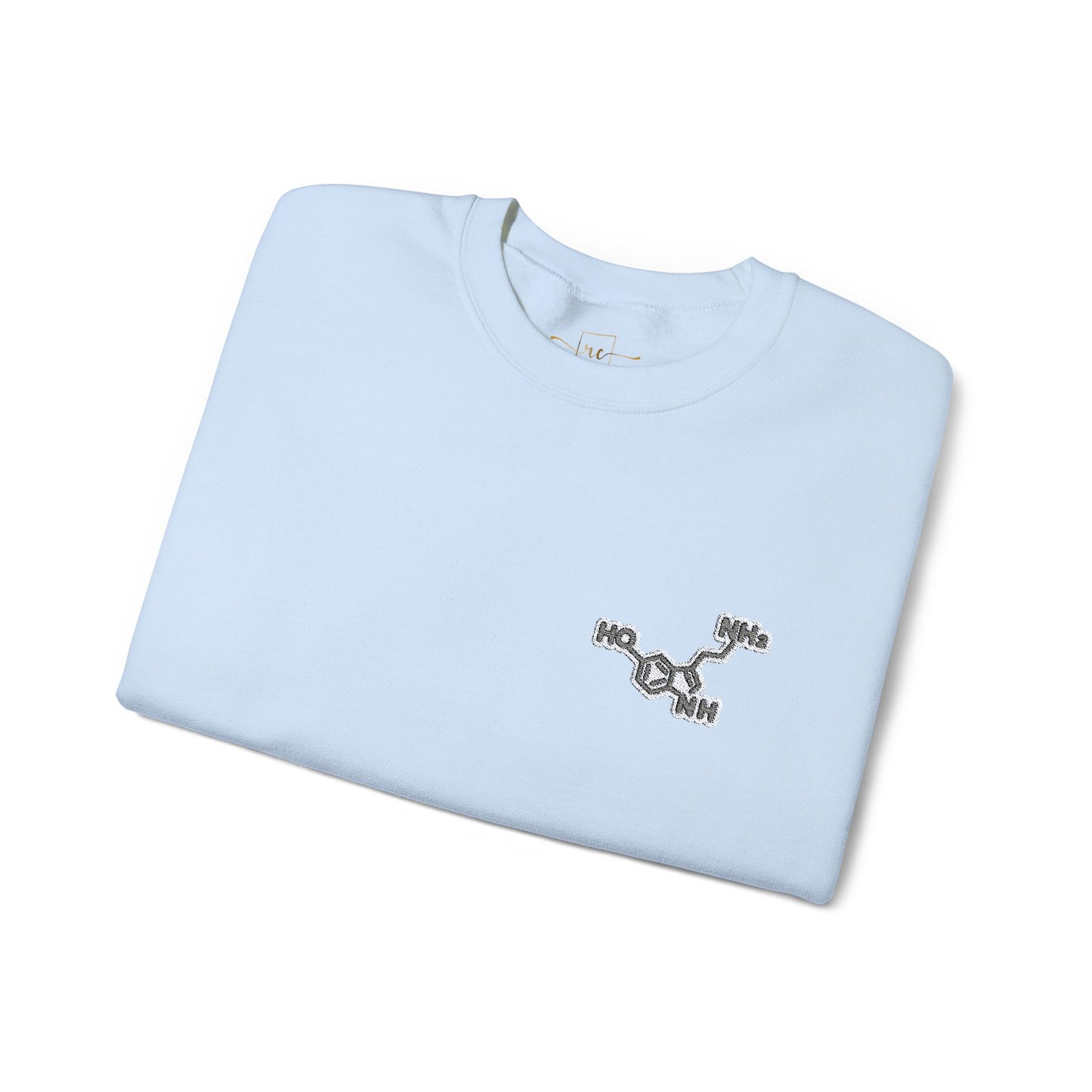 Serotonin Symbol Embroidered Sweatshirt - Unisex