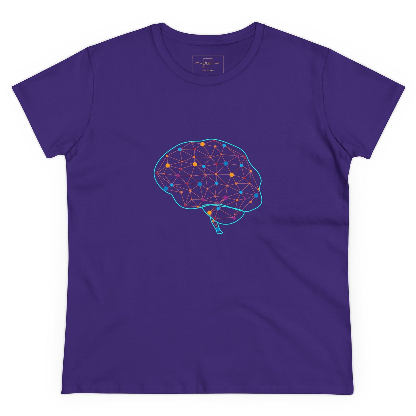 Colorful Brain Women's Mid-weight Cotton Tee - Medical