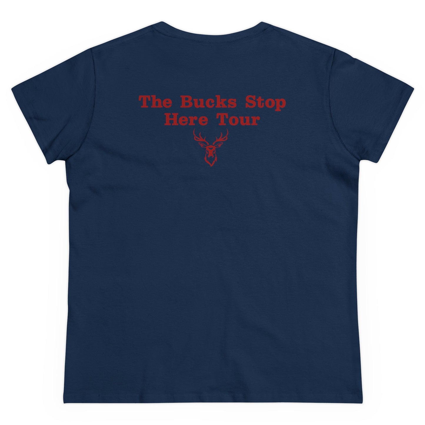 War Bucks Band Women's Mid-weight Cotton Tee - Rock Music Graphic