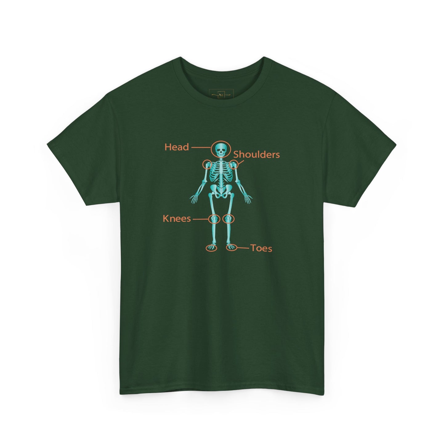 Ortho Skeleton Heavy Cotton T-Shirt - Medical Humor