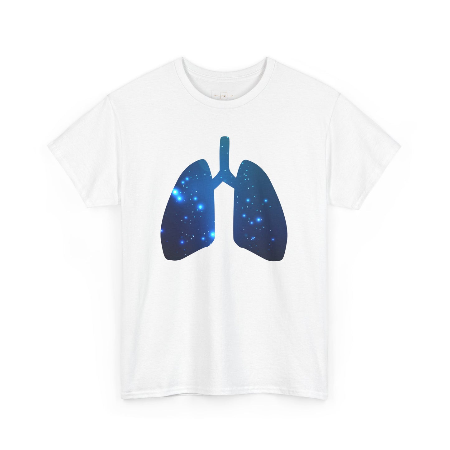 Spacey Lung Heavy Cotton T-Shirt - Medical Abstract Art