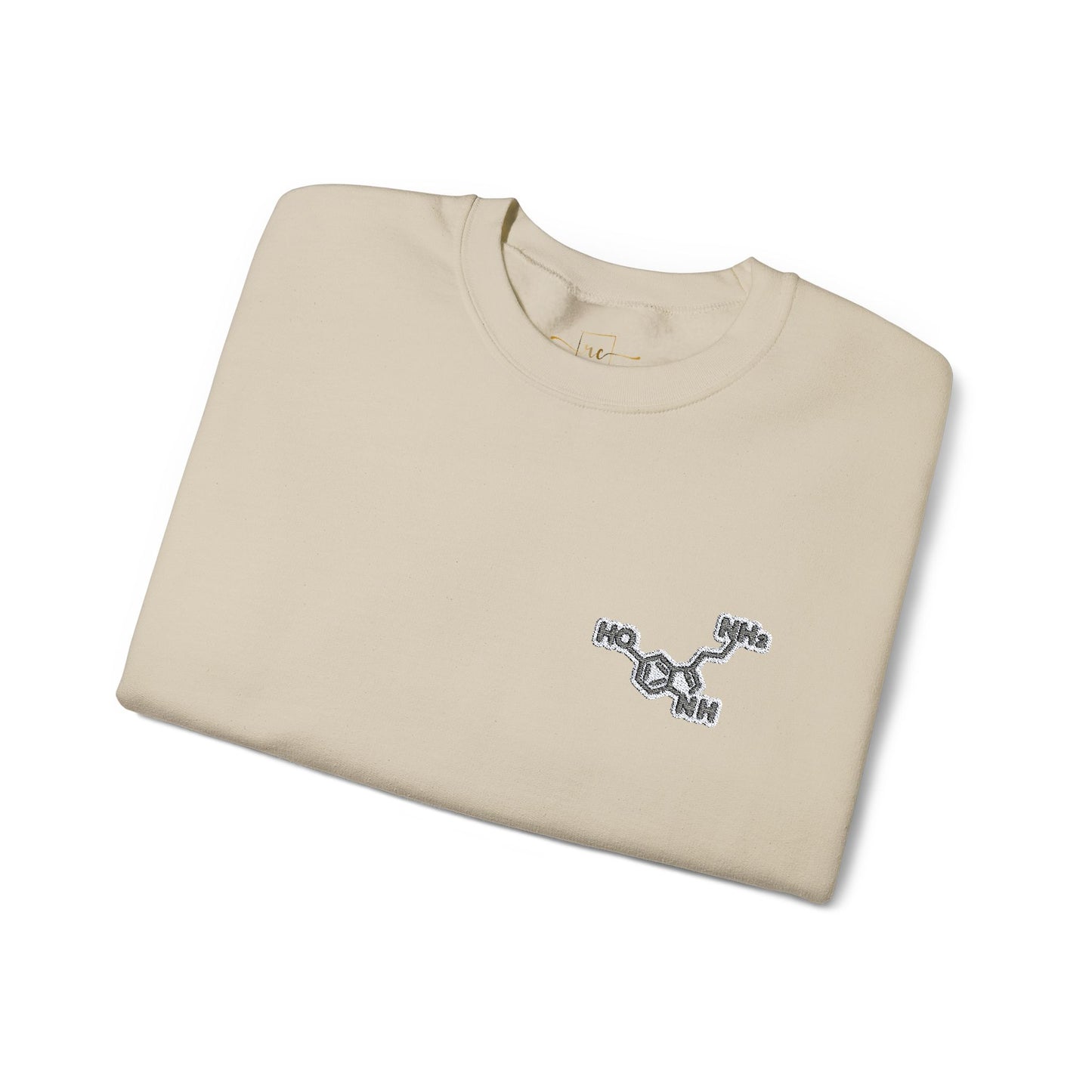 Serotonin Symbol Embroidered Sweatshirt - Unisex