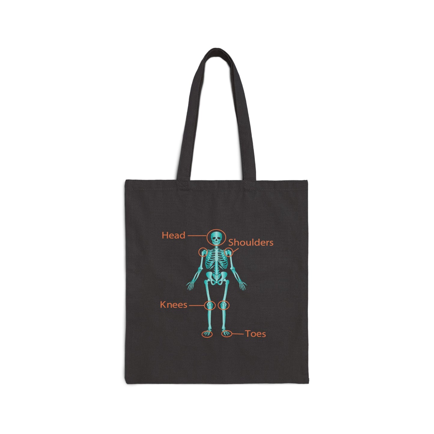 Ortho Skeleton Cotton Canvas Tote - Medical Humor