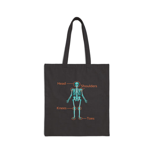 Ortho Skeleton Cotton Canvas Tote - Medical Humor