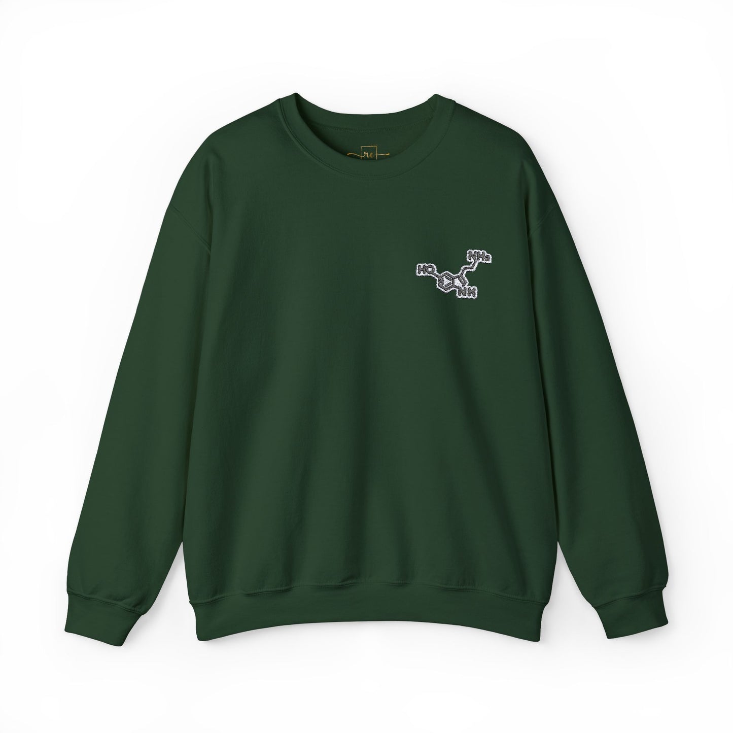 Serotonin Symbol Embroidered Sweatshirt - Unisex