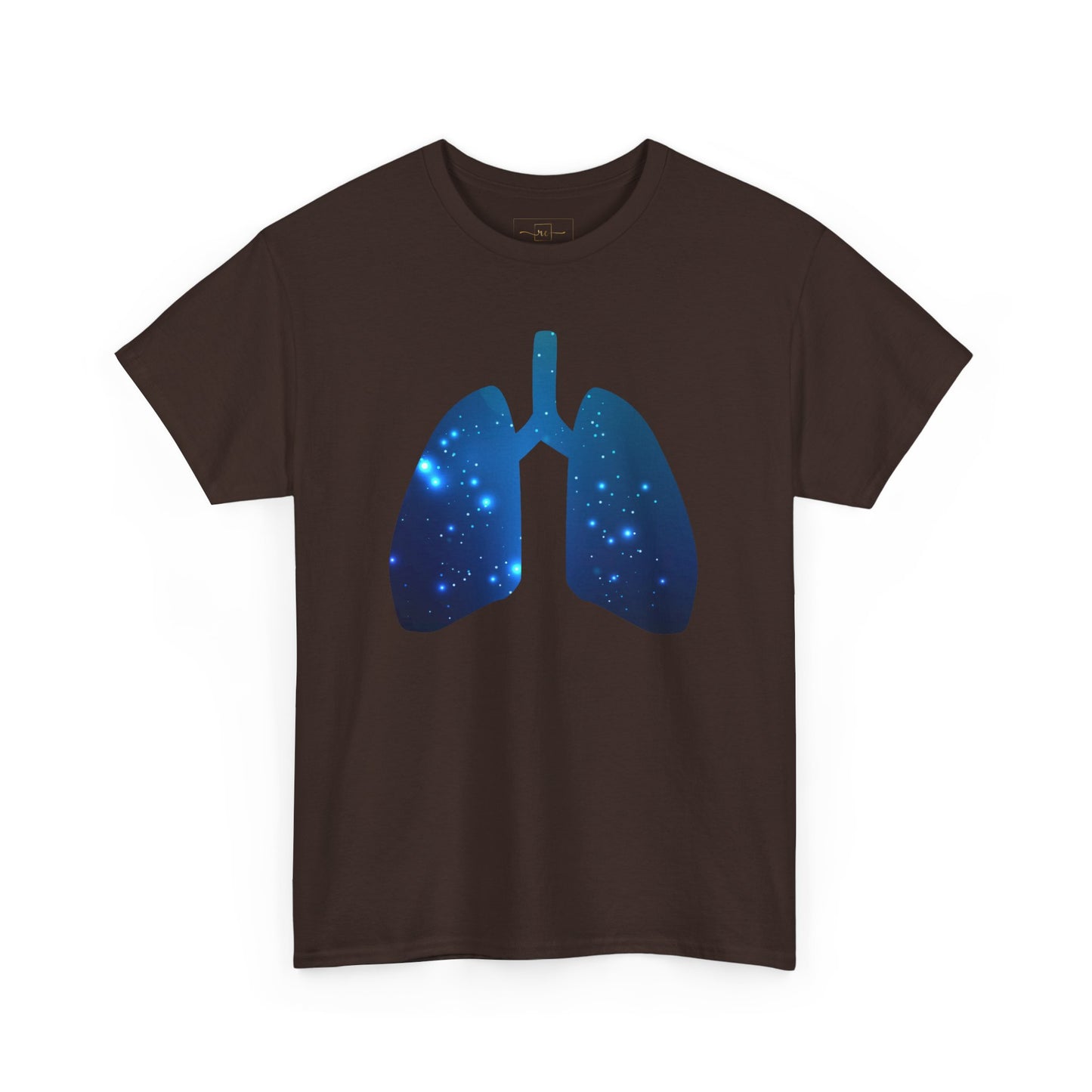 Spacey Lung Heavy Cotton T-Shirt - Medical Abstract Art