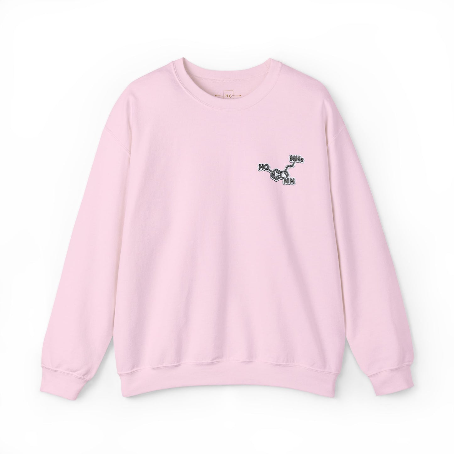 Serotonin Symbol Embroidered Sweatshirt - Unisex
