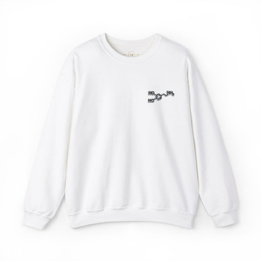 Dopamine Symbol Embroidered Sweatshirt