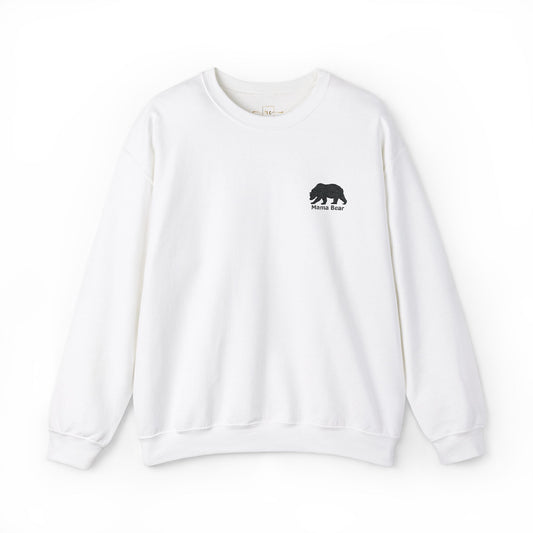 Mama Bear Embroidered Sweatshirt - Cozy, Stylish and Perfect for Moms