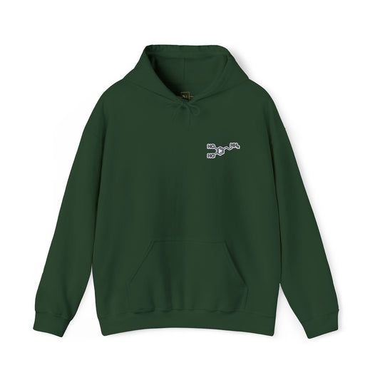 Dopamine Symbol Embroidered Hoodie for Science Nerds