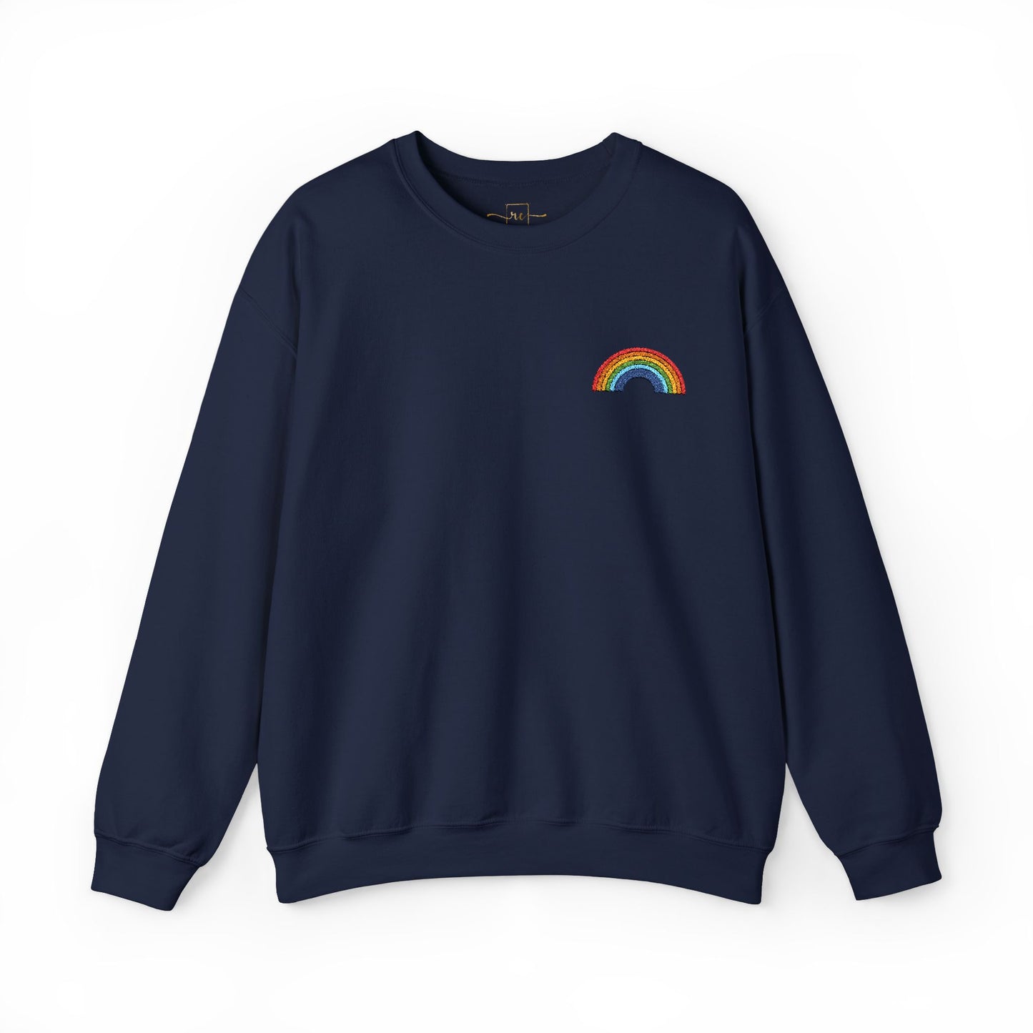 Rainbow Embroidered Sweatshirt